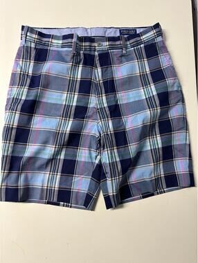 Polo Ralph Lauren Plaid Mens Golf Shorts Size 32 Classic Fit